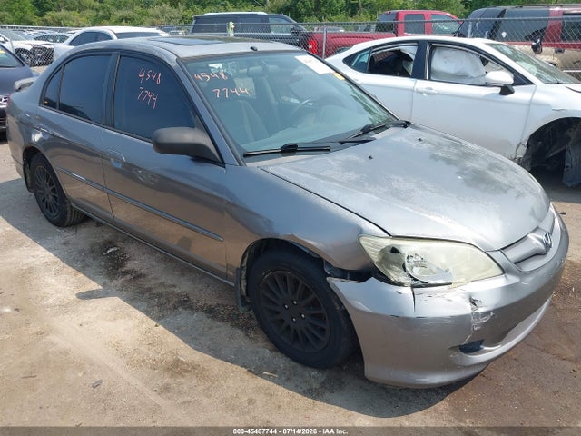 45487744 :رقم المزاد ، 2HGES26775H563356 vin ، 2005 Honda Civic Ex مزاد بيع