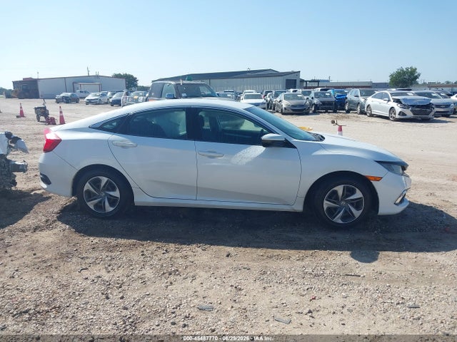 45487770 :رقم المزاد ، 19XFC2F66KE027075 vin ، 2019 Honda Civic Lx مزاد بيع