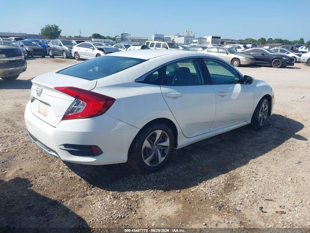 45487770 :رقم المزاد ، 19XFC2F66KE027075 vin ، 2019 Honda Civic Lx مزاد بيع