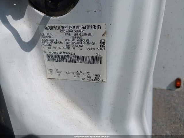 1FD0X5HY2FEB56633 Ford F-550 Chassis
