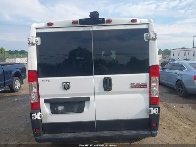 45487833 :رقم المزاد ، 3C6TRVAG7KE505949 vin ، 2019 Ram Promaster 1500 Low Roof 136 Wb مزاد بيع
