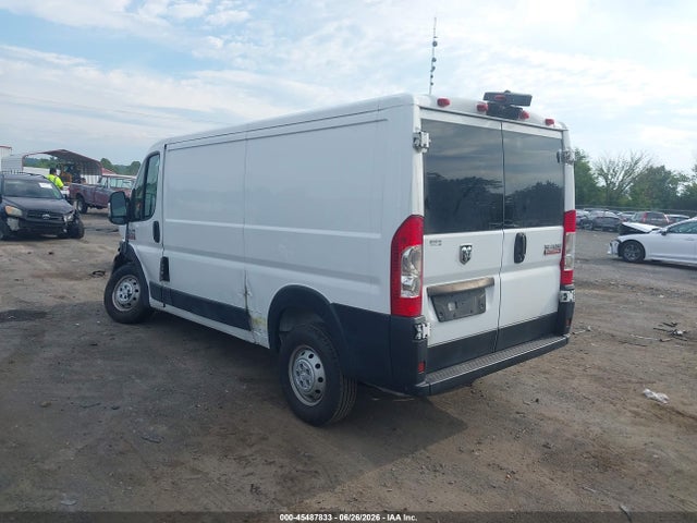 45487833 :رقم المزاد ، 3C6TRVAG7KE505949 vin ، 2019 Ram Promaster 1500 Low Roof 136 Wb مزاد بيع