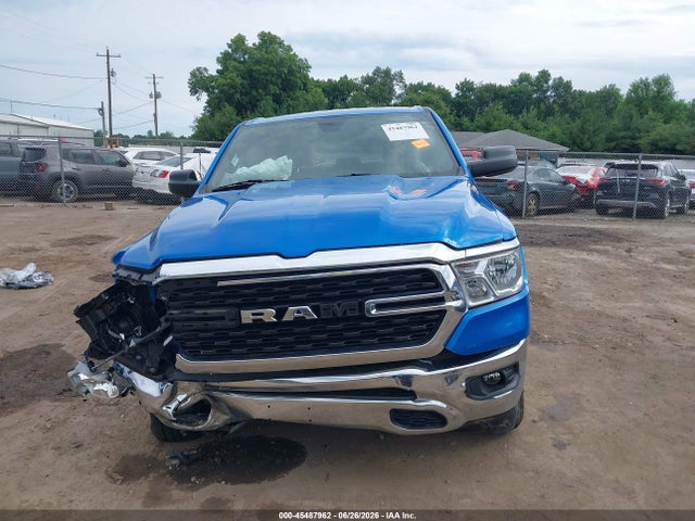 Продаж на аукціоні авто 2022 Ram 1500 Big Horn  4x4 6'4 Box, vin: 1C6RRFBG4NN462590, номер лоту: 45487962