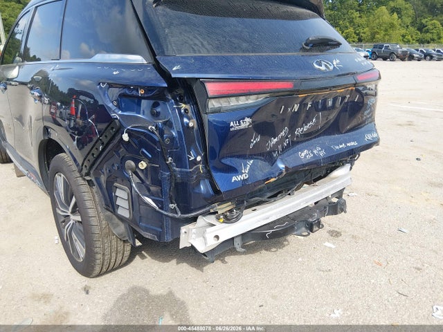 Aukcja sprzedaży 2022 Infiniti Qx60 Sensory Awd, vin: 5N1DL1GSXNC335242, numer aukcji: 45488078