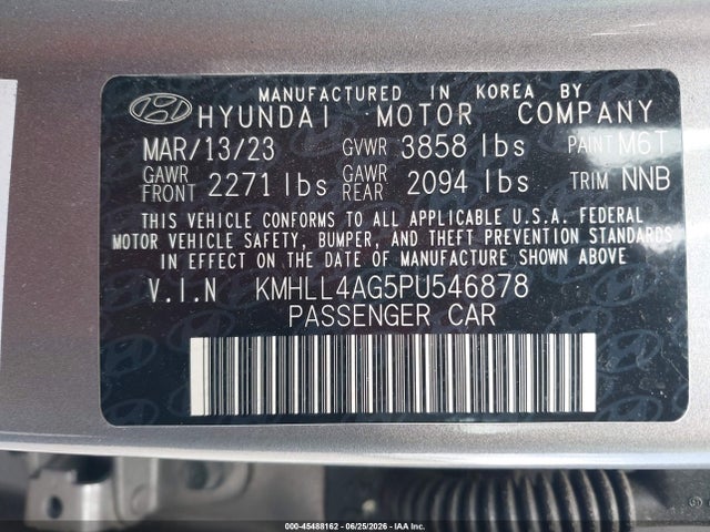 Aukcja sprzedaży 2023 Hyundai Elantra Se, vin: KMHLL4AG5PU546878, numer aukcji: 45488162