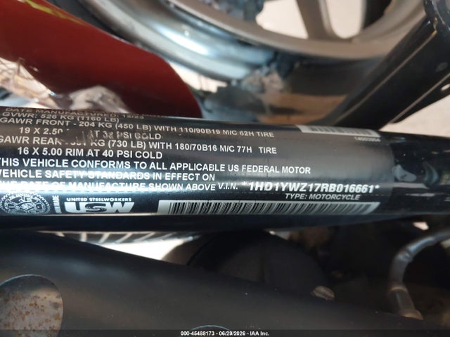 Продаж на аукціоні авто 2024 Harley-davidson Fxlrs, vin: 1HD1YWZ17RB016661, номер лоту: 45488173