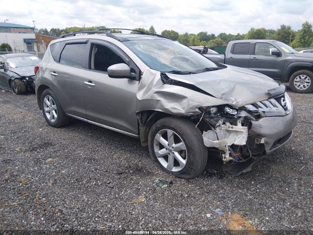 2009 Nissan Murano Sl მანქანა იყიდება აუქციონზე, vin: JN8AZ18U69W105454, აუქციონის ნომერი: 45488194