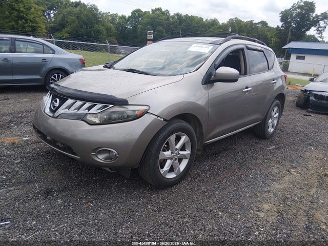 2009 Nissan Murano Sl მანქანა იყიდება აუქციონზე, vin: JN8AZ18U69W105454, აუქციონის ნომერი: 45488194