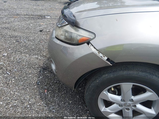 2009 Nissan Murano Sl მანქანა იყიდება აუქციონზე, vin: JN8AZ18U69W105454, აუქციონის ნომერი: 45488194