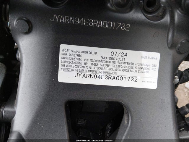 Yamaha MT09 2024 JYARN94E3RA001732 Image 10