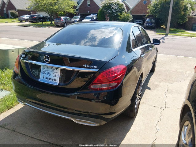 45488460 :رقم المزاد ، 55SWF4KB9GU147359 vin ، 2016 Mercedes-benz C 300 Luxury 4matic مزاد بيع