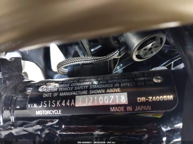 JS1SK44A1J2100718 Suzuki Dr-z400 Sm
