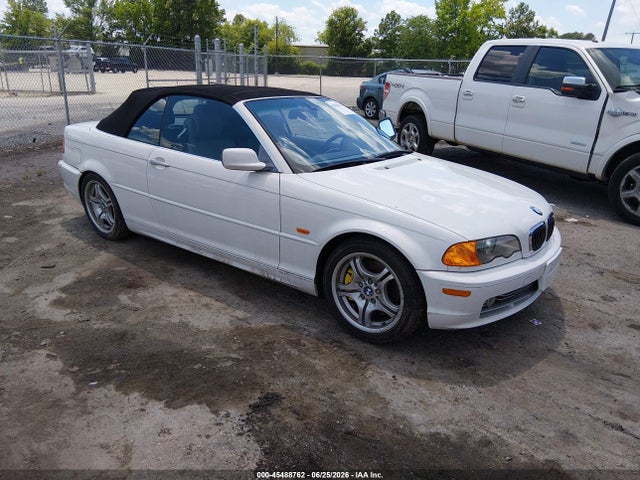 45488762 :رقم المزاد ، WBABS53491EV87542 vin ، 2001 Bmw 330ci مزاد بيع