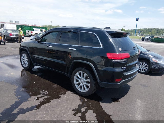 Продаж на аукціоні авто 2017 Jeep Grand Cherokee Limited 4x4, vin: 1C4RJFBG1HC801838, номер лоту: 45488991