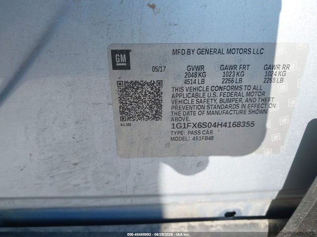 Chevrolet Bolt Ev Premier 2017 1G1FX6S04H4168355 Image 9