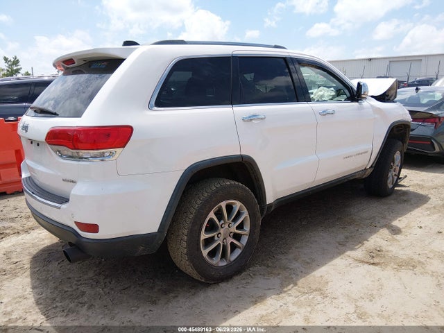 Продажа на аукционе авто 2015 Jeep Grand Cherokee Limited, vin: 1C4RJFBG5FC712643, номер лота: 45489163