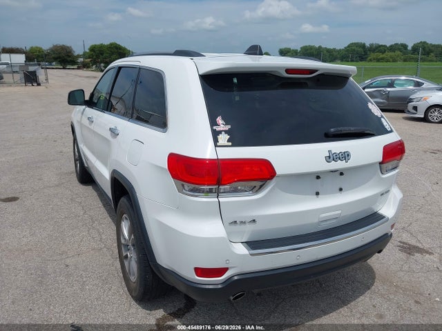 2014 Jeep Grand Cherokee Limited მანქანა იყიდება აუქციონზე, vin: 1C4RJFBG3EC400044, აუქციონის ნომერი: 45489176
