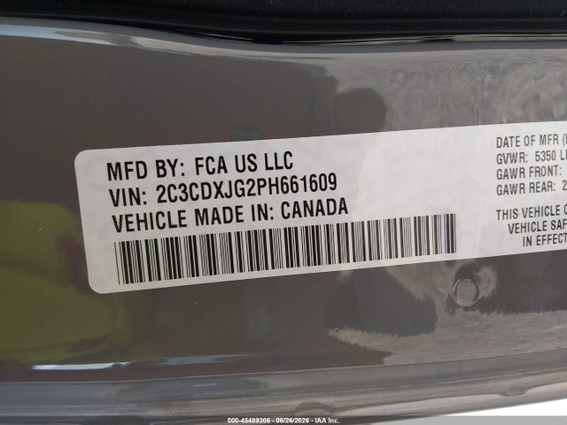 Dodge Charger Sxt Awd 2023 2C3CDXJG2PH661609 Image 9