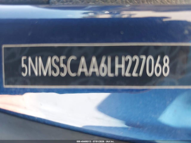 45489313 :رقم المزاد ، 5NMS5CAA6LH227068 vin ، 2020 Hyundai Santa Fe Limited 2.0t مزاد بيع