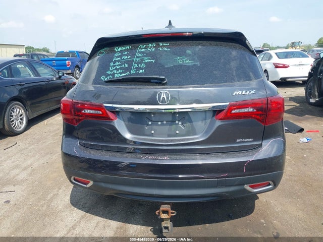 45489339 :رقم المزاد ، 5FRYD4H44FB011999 vin ، 2015 Acura Mdx Technology Package مزاد بيع