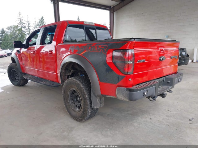 45489391 :رقم المزاد ، 1FTFW1R68CFB43544 vin ، 2012 Ford F-150 Svt Raptor مزاد بيع