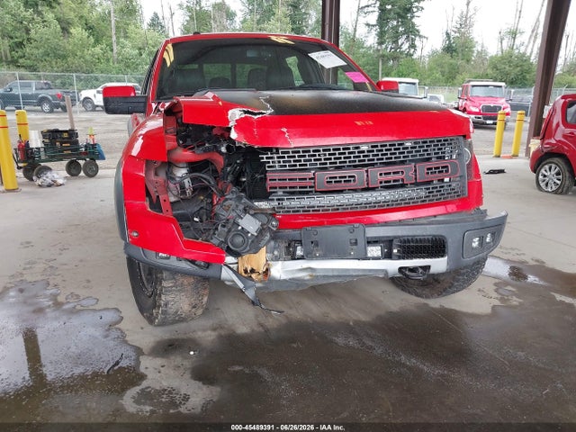 45489391 :رقم المزاد ، 1FTFW1R68CFB43544 vin ، 2012 Ford F-150 Svt Raptor مزاد بيع