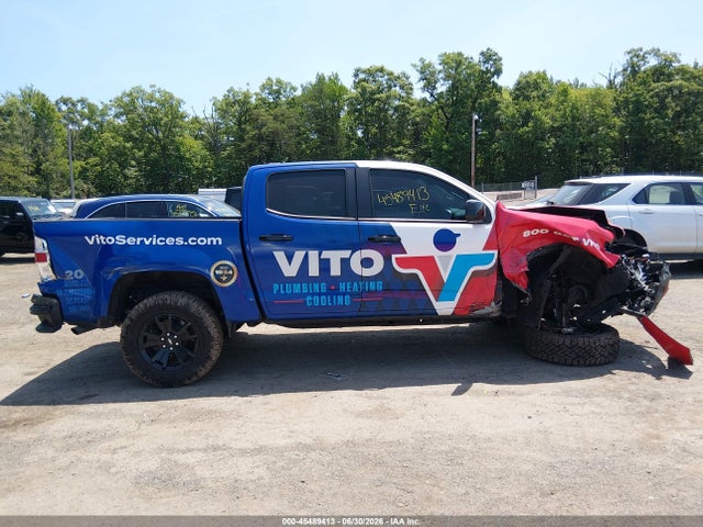Aukcja sprzedaży 2022 Chevrolet Colorado 4wd  Short Box Z71, vin: 1GCGTDEN2N1131272, numer aukcji: 45489413