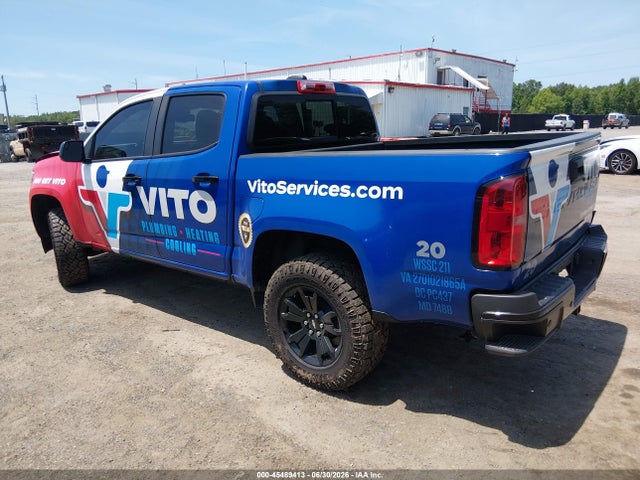 Aukcja sprzedaży 2022 Chevrolet Colorado 4wd  Short Box Z71, vin: 1GCGTDEN2N1131272, numer aukcji: 45489413