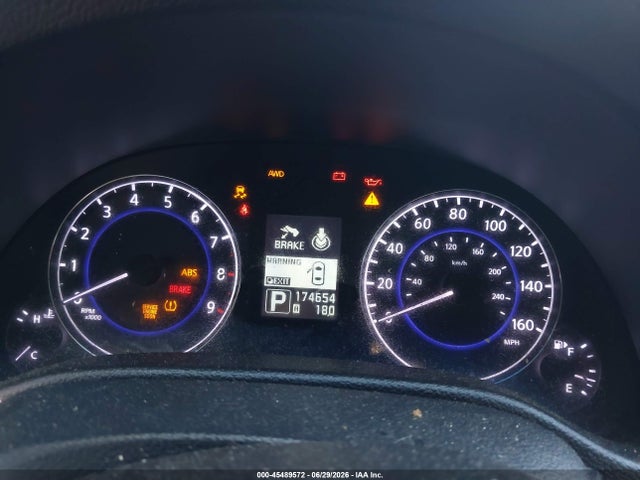 Aukcja sprzedaży 2011 Infiniti G37x, vin: JN1CV6AR4BM356349, numer aukcji: 45489572