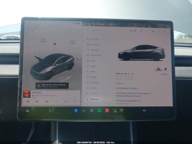 Продажа на аукционе авто 2026 Tesla Model Y All-wheel Drive/long Range Launch Series/premium All-wheel Drive, vin: 7SAYGDEE7TF344153, номер лота: 45489736