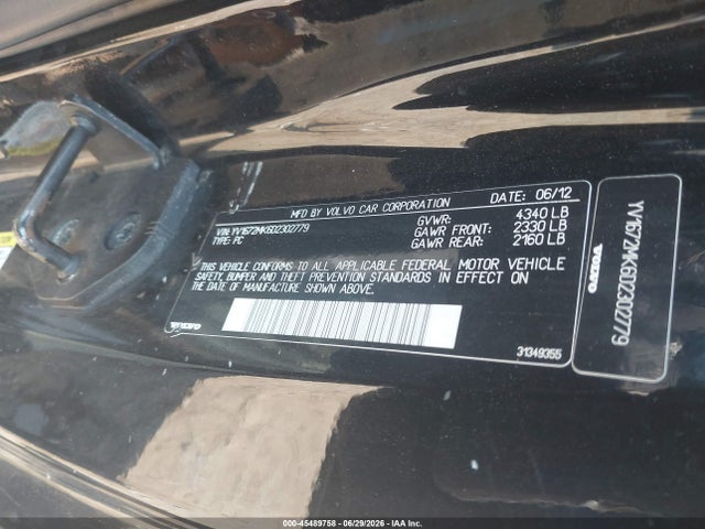 Aukcja sprzedaży 2013 Volvo C30 T5/t5 Platinum/t5 Premier/t5 Premier Plus/t5 R-design/t5 R-design Platinum/t5 R-design Premier, vin: YV1672MK6D2302779, numer aukcji: 45489758