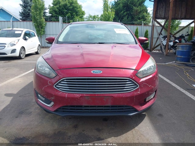 45489761 :رقم المزاد ، 1FADP3N26FL315293 vin ، 2015 Ford Focus Titanium مزاد بيع