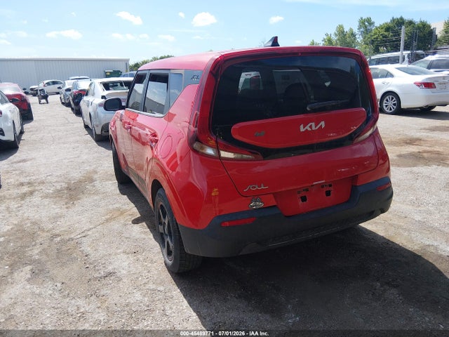 2022 Kia Soul Lx მანქანა იყიდება აუქციონზე, vin: KNDJ23AU1N7167533, აუქციონის ნომერი: 45489771