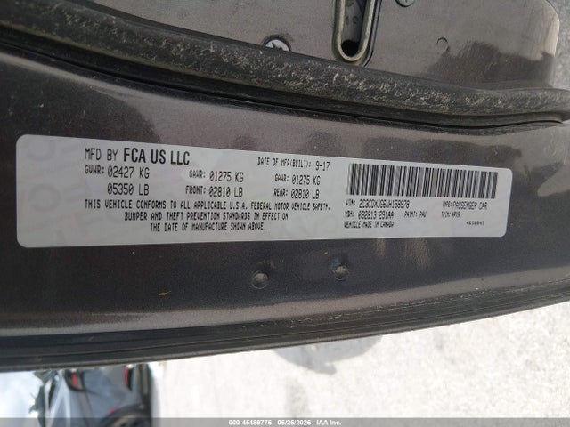 2C3CDXJG6JH158978 Dodge Charger Gt Awd
