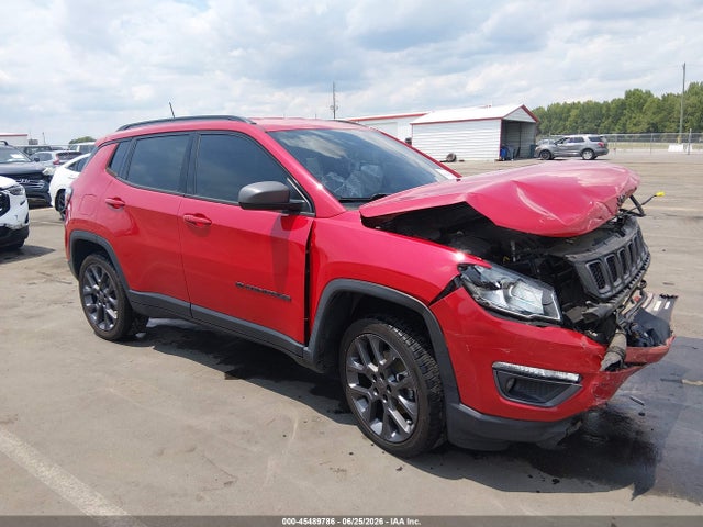 Aukcja sprzedaży 2021 Jeep Compass 80th Anniversary 4x4, vin: 3C4NJDEB4MT535491, numer aukcji: 45489786
