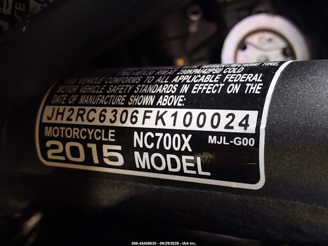 Honda NC700X 2015 JH2RC6306FK100024 Image 10