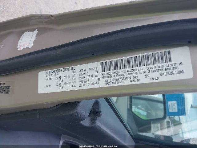 Aukcja sprzedaży 2011 Jeep Liberty Limited Edition, vin: 1J4PN5GK7BW534174, numer aukcji: 45489852