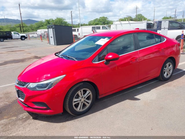 2018 Chevrolet Cruze Lt Auto მანქანა იყიდება აუქციონზე, vin: 1G1BE5SMXJ7159326, აუქციონის ნომერი: 45489895