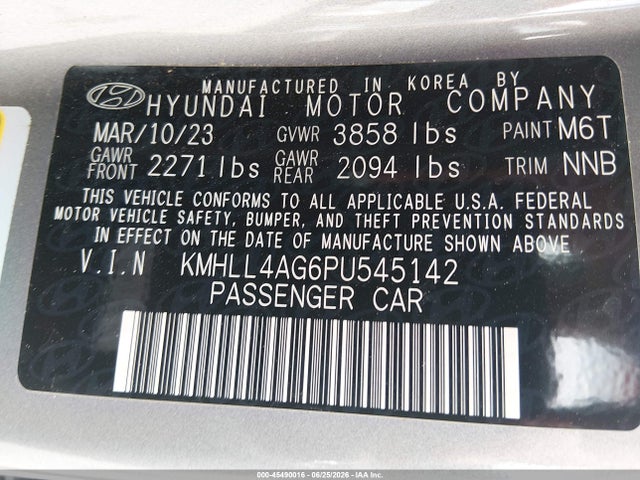 Hyundai ELANTRA SE 2023 KMHLL4AG6PU545142 Image 9