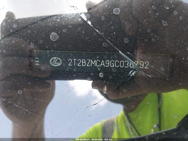45490121 :رقم المزاد ، 2T2BZMCA9GC036792 vin ، 2016 Lexus Rx 350 مزاد بيع