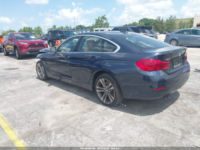 2018 Bmw 430i Gran Coupe Xdrive მანქანა იყიდება აუქციონზე, vin: WBA4J3C57JBG95266, აუქციონის ნომერი: 45490140