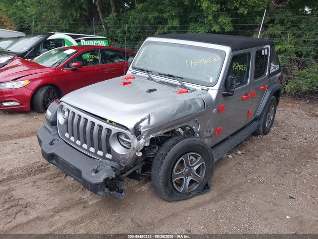 45490233 :رقم المزاد ، 1C4HJXDNXLW182774 vin ، 2020 Jeep Wrangler Unlimited Sport S 4x4 مزاد بيع