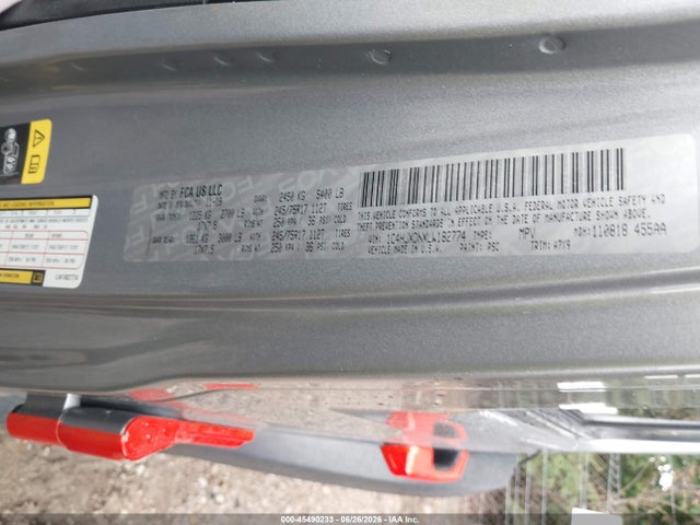 45490233 :رقم المزاد ، 1C4HJXDNXLW182774 vin ، 2020 Jeep Wrangler Unlimited Sport S 4x4 مزاد بيع