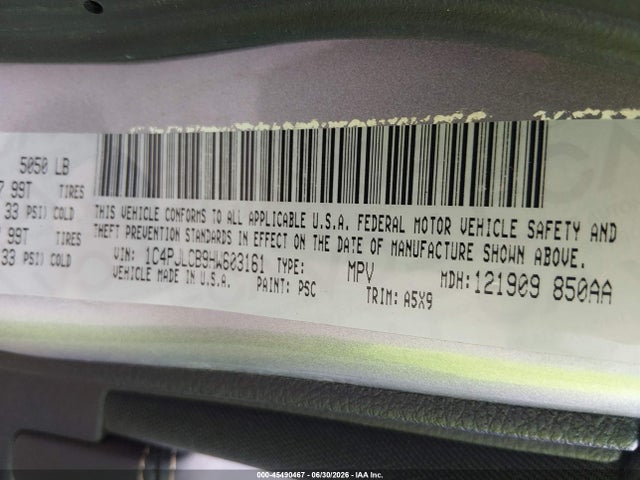 Jeep Cherokee Latitude 2017 1C4PJLCB9HW603161 Image 9