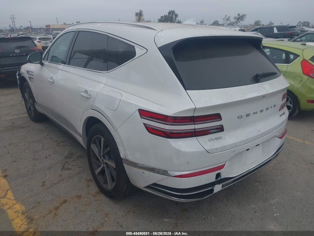 Aukcja sprzedaży 2025 Genesis Gv80 3.5t Advanced Awd, vin: KMUHDESC0SU238564, numer aukcji: 45490501