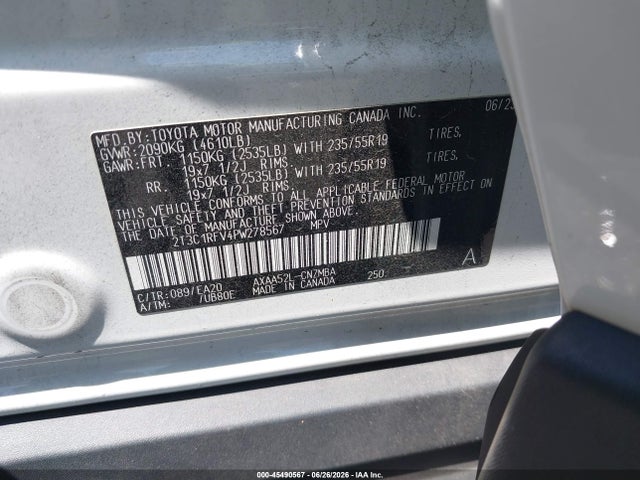 Toyota Rav4 Xle Premium 2023 2T3C1RFV4PW278567 Image 9