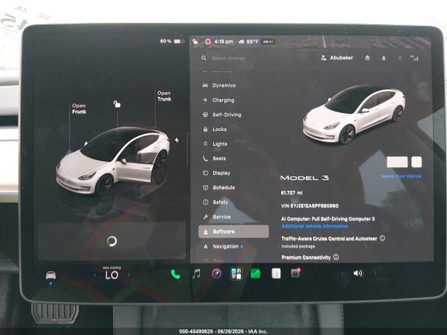 Aukcja sprzedaży 2023 Tesla Model 3 Rear-wheel Drive, vin: 5YJ3E1EA6PF680990, numer aukcji: 45490628
