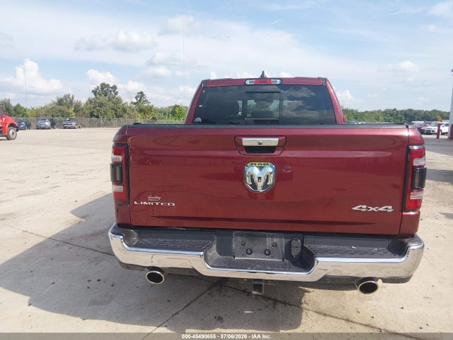Aukcja sprzedaży 2019 Ram 1500 Limited  4x4 5'7 Box, vin: 1C6SRFHT8KN788832, numer aukcji: 45490655