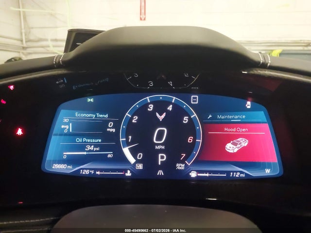 1G1Y82D45L5110885 Chevrolet Corvette Stingray Rwd 3lt