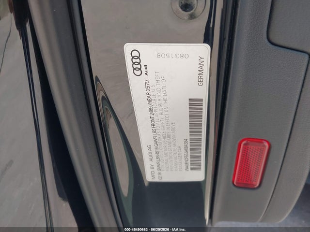 45490663 :رقم المزاد ، WAUENCF55JA084384 vin ، 2018 Audi A5 2.0t Premium مزاد بيع